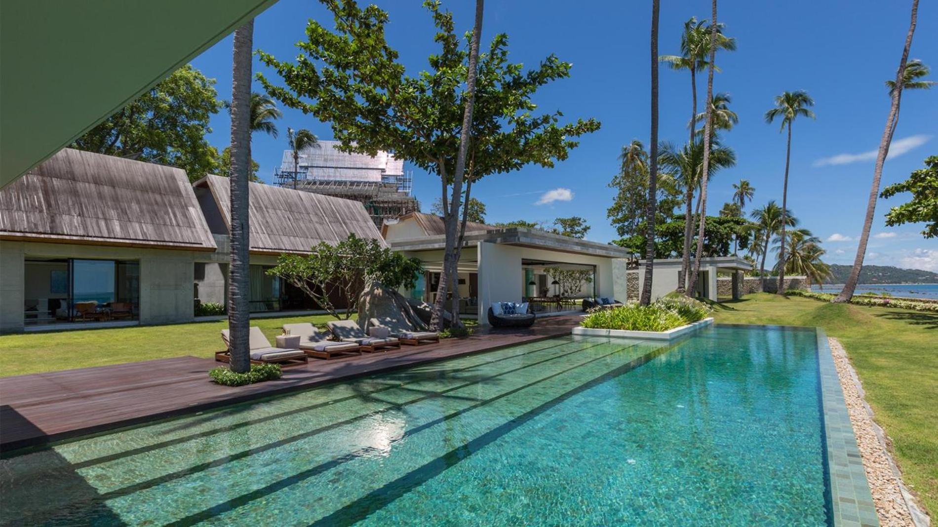 Fashionable Villa Malabar Beachfront 5 Bedrooms Plus 2 Kid'S Bedrooms Laem Sor Eksteriør bilde
