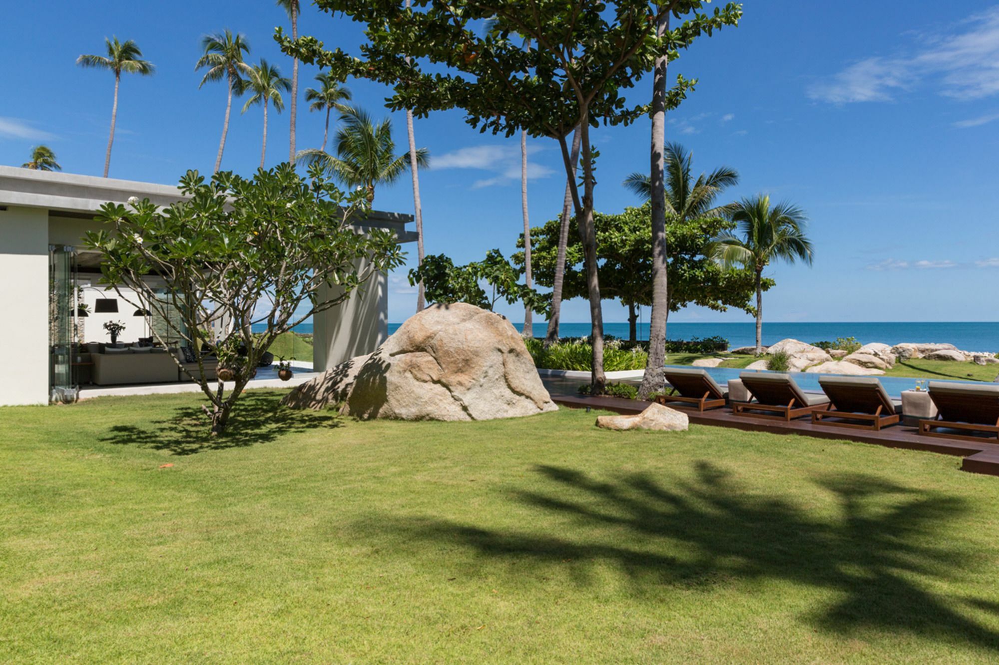 Fashionable Villa Malabar Beachfront 5 Bedrooms Plus 2 Kid'S Bedrooms Laem Sor Eksteriør bilde