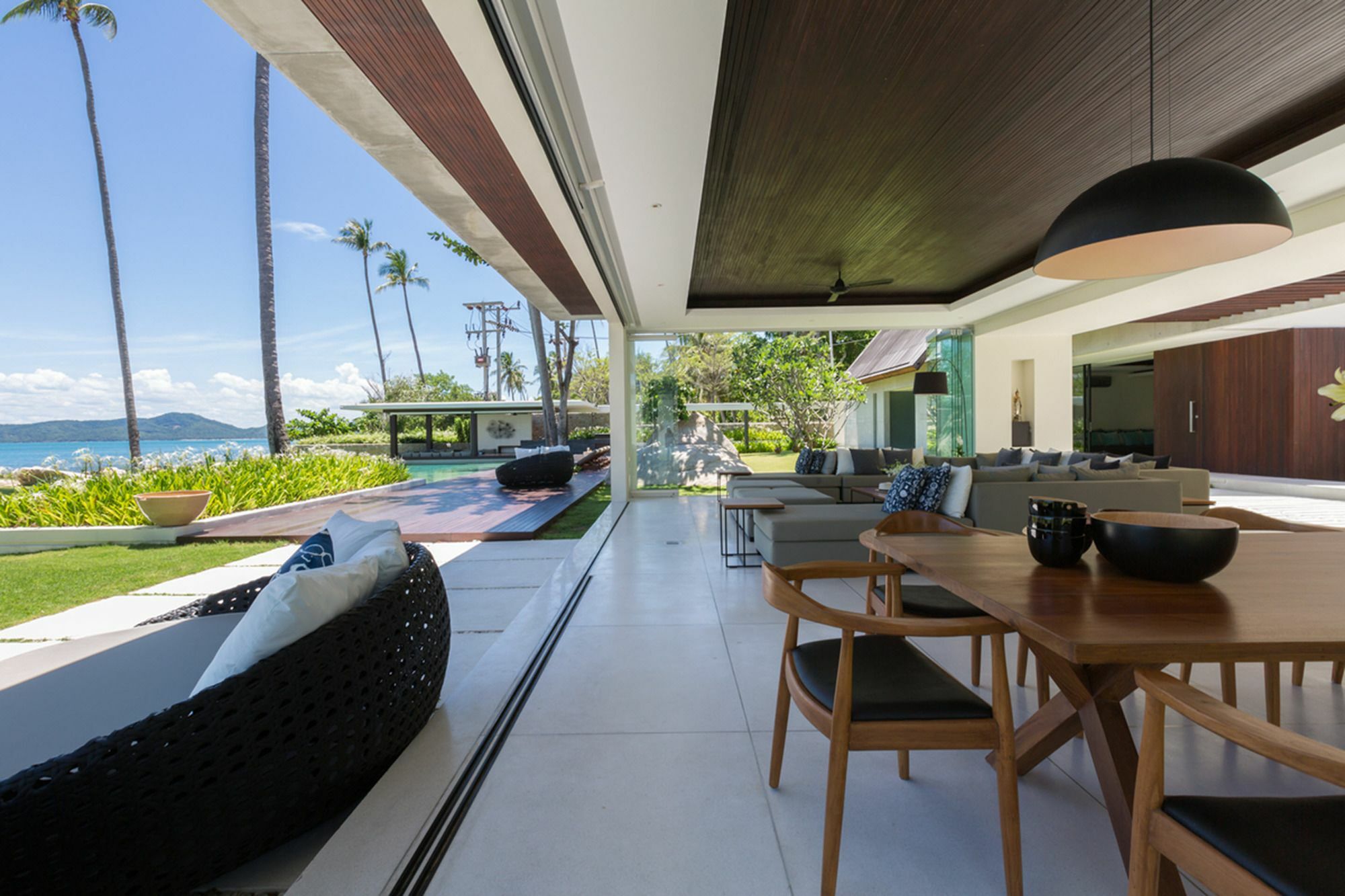 Fashionable Villa Malabar Beachfront 5 Bedrooms Plus 2 Kid'S Bedrooms Laem Sor Eksteriør bilde