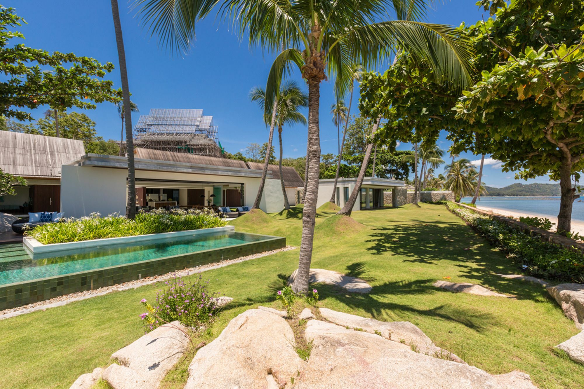Fashionable Villa Malabar Beachfront 5 Bedrooms Plus 2 Kid'S Bedrooms Laem Sor Eksteriør bilde